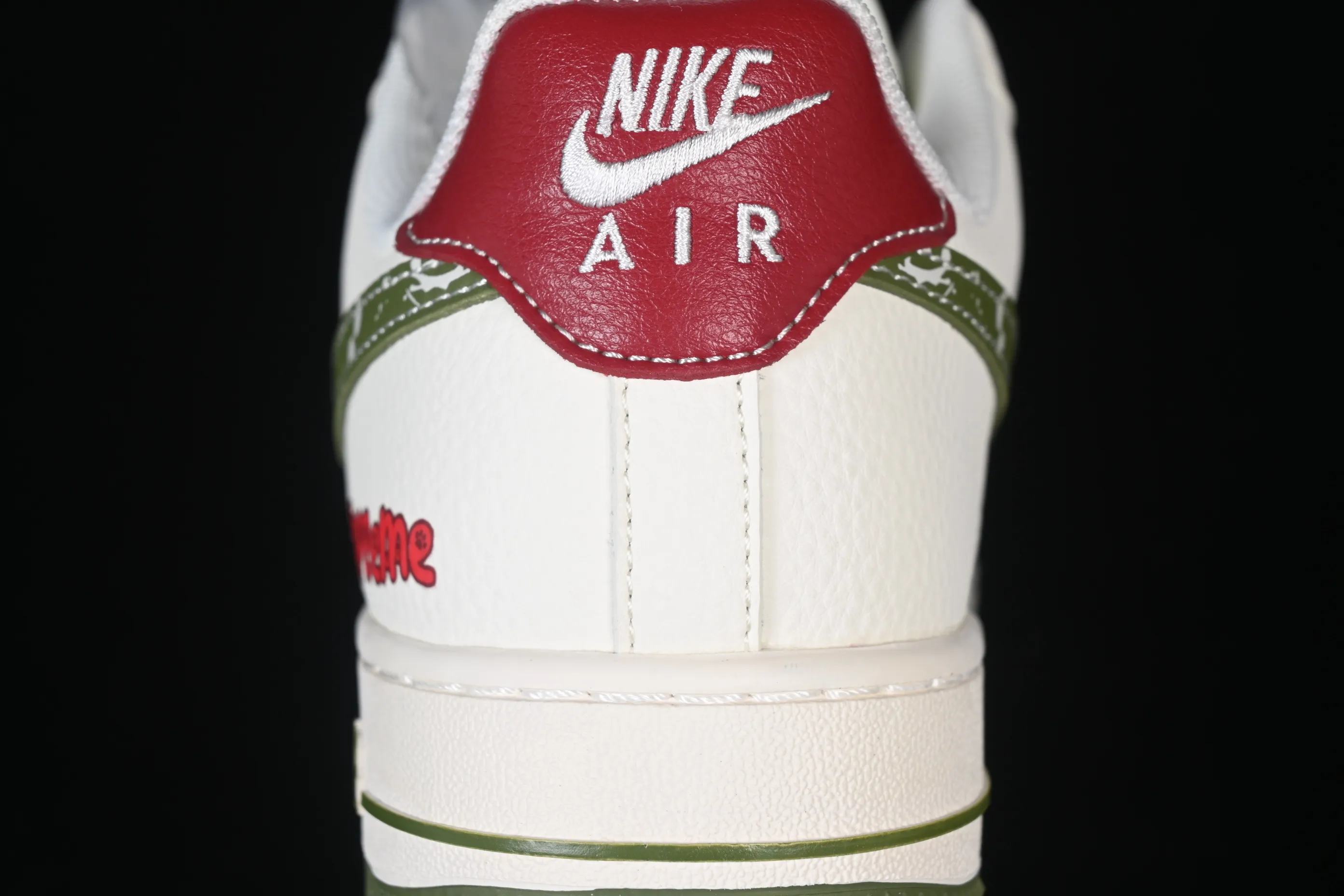 All categories Nk Air Force 1 Air Force series Nk Air Force 1 Low Air Force low-top Nike Air Force 1'07 Low joint beige woven label green hook Air Force 1 low-top casual sneakers QW5606-273